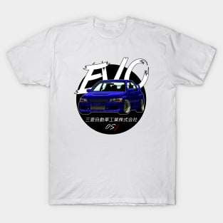 JDM EVO Blue Black Sun Edition T-Shirt